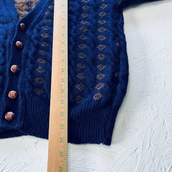 Lord & Taylor Kensington Collection Virgin Wool Sweater Mens Medium Italy Made - Picture 8 of 10